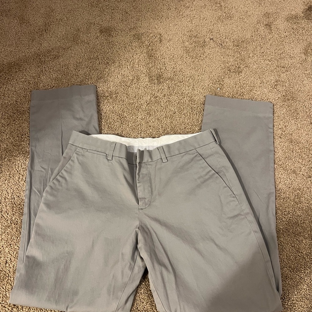 Express Men's Light Gray Chinos